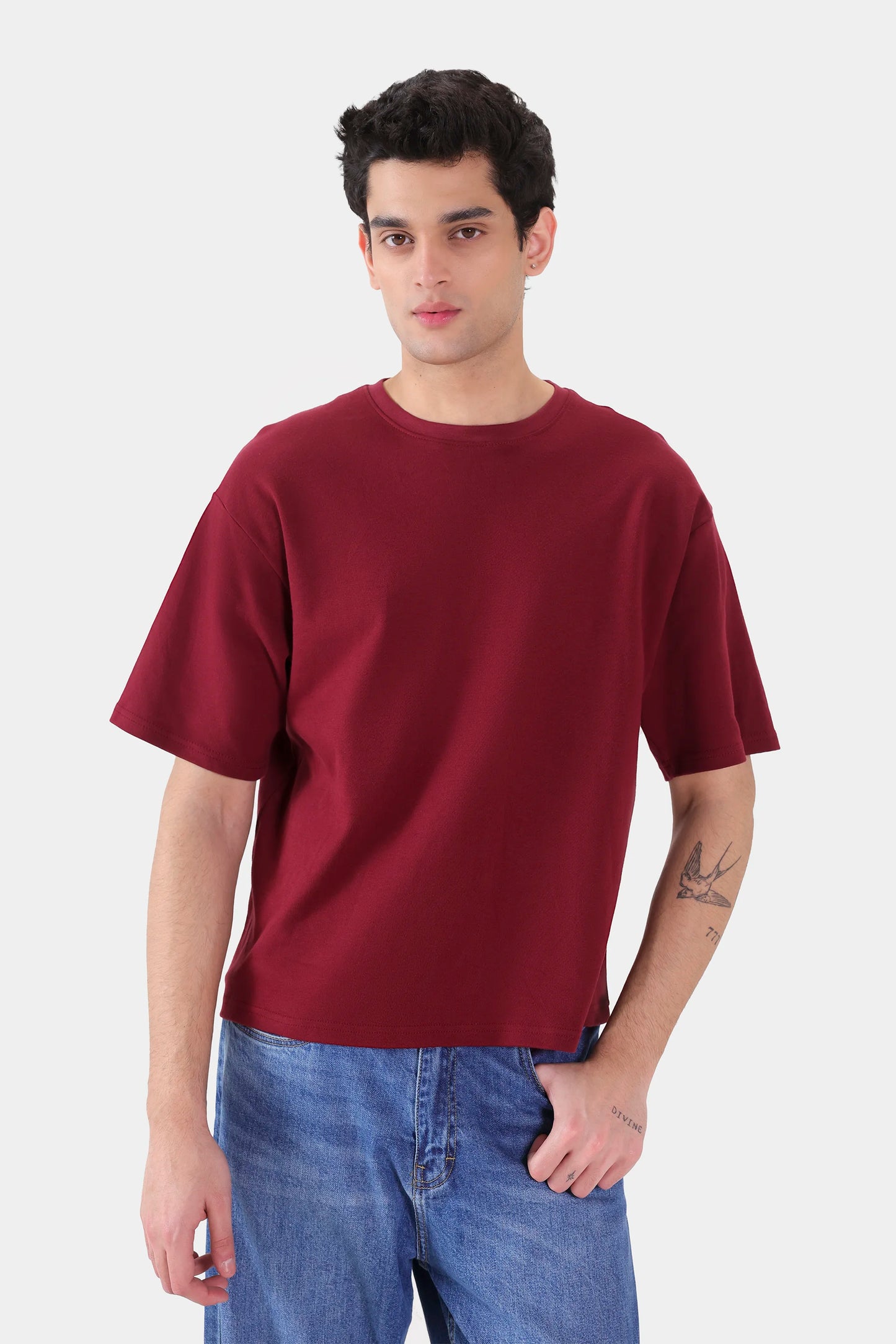 Boxy Interlock T-Shirt - Cougar Clothing