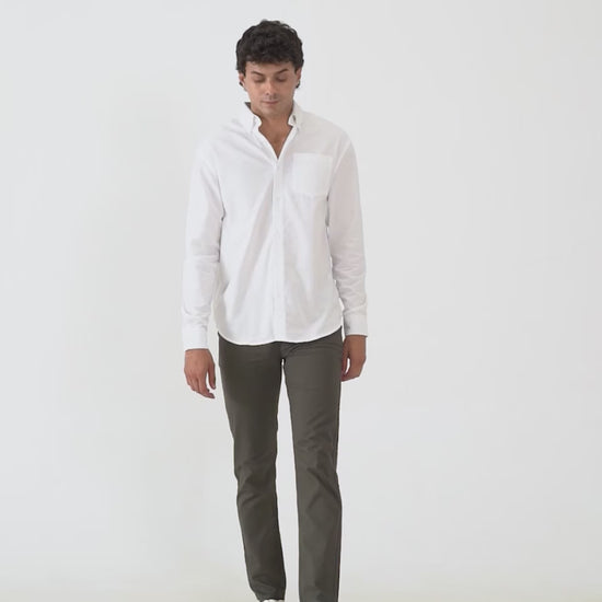 Chambray Button-Down Shirt - Cougar Clothing