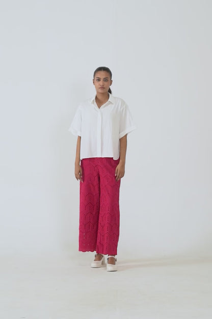 Schiffli Embroidered Trousers - Cougar Clothing