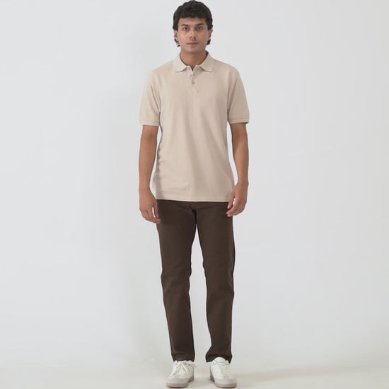 Relaxed Pique Polo - Cougar Clothing