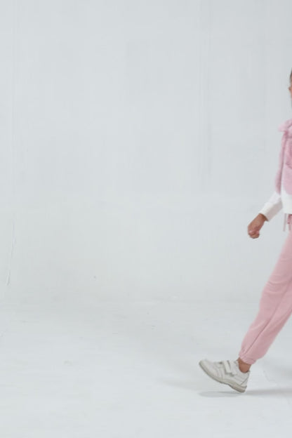 Floral Adorned Plush Jacket - Cougar Clothing