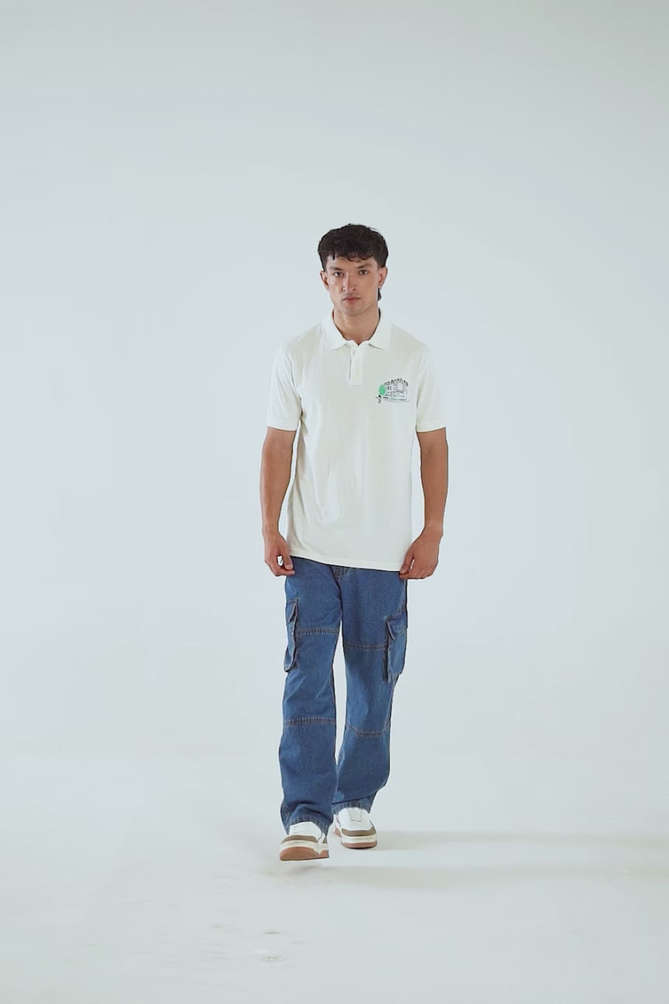 Regular Fit Printed Polo - Cougar Clothing