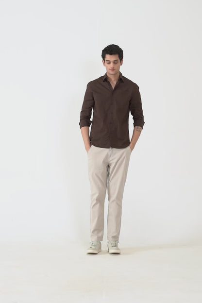 Cotton Dobby Shirt - Cougar Clothing