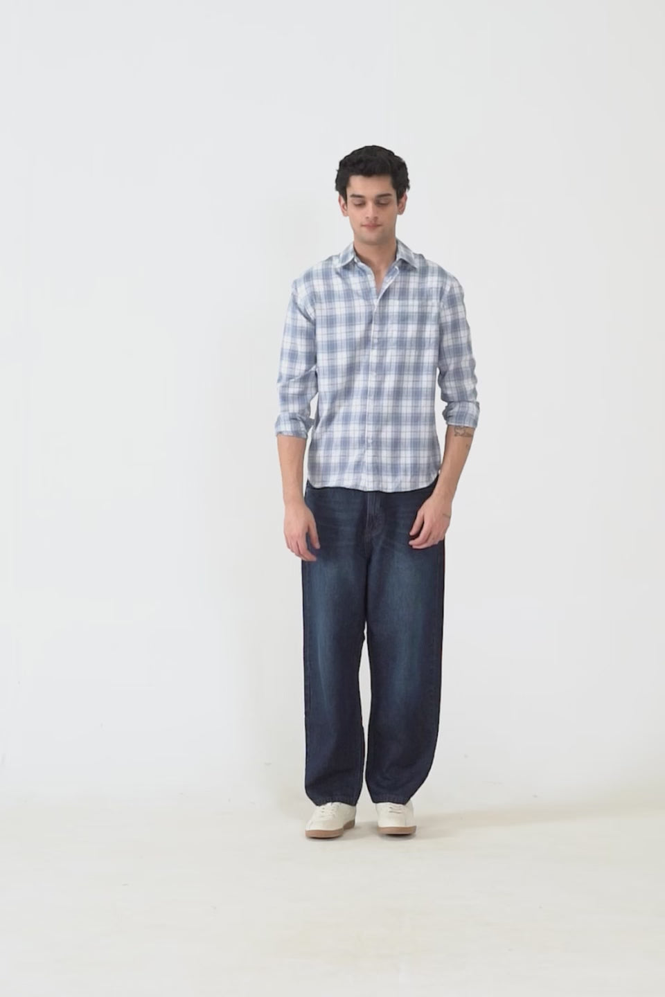 Checkered Shirt With Patch Pocket - Cougar Clothing