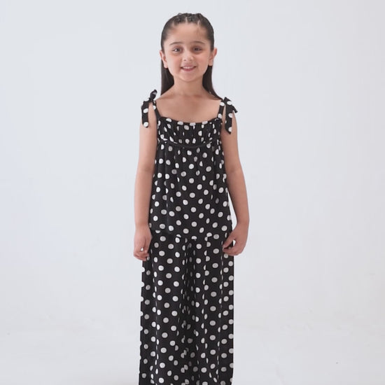 Printed Top With Tie Straps - Cougar Clothing