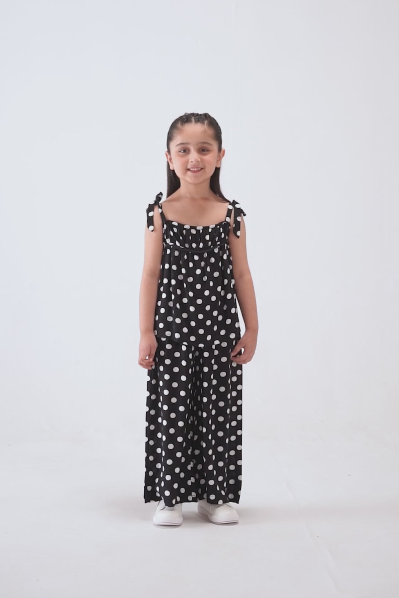 Printed Top With Tie Straps - Cougar Clothing