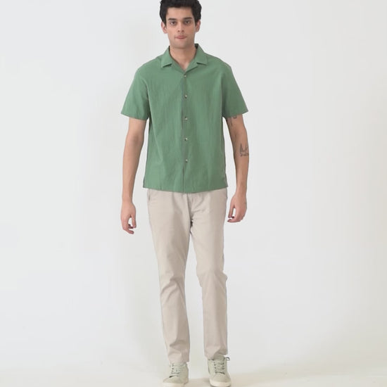 Linen Blend Shirt - Cougar Clothing