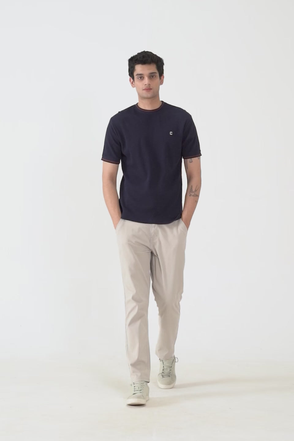 Waffle Knit T-Shirt - Cougar Clothing
