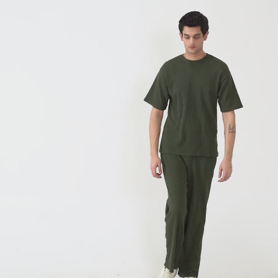 Waffle Knit Trousers - Cougar Clothing