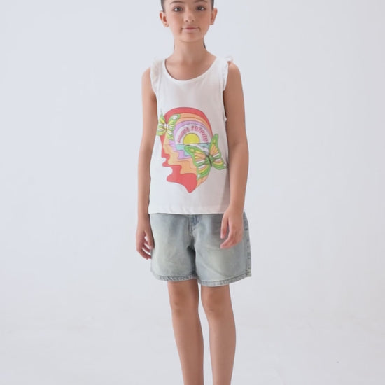 Graphic Knit Tank Top - Cougar Clothing