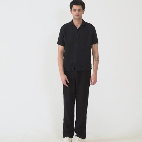 Muslin Relaxed Trousers - Cougar Clothing