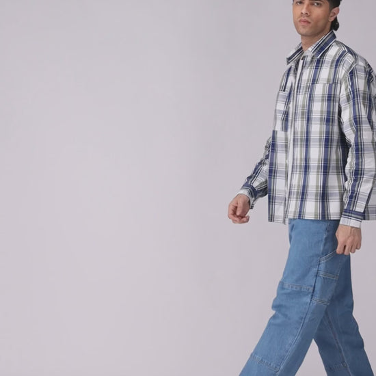 Baggy Fit Checkered Shirt - Cougar Clothing