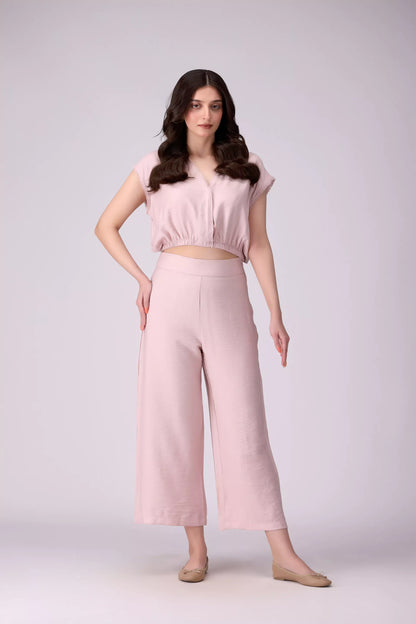 V-Neck Cropped Top - Cougar Clothing