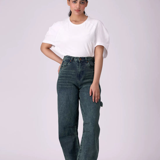 Tinted Baggy Jeans - Cougar Clothing