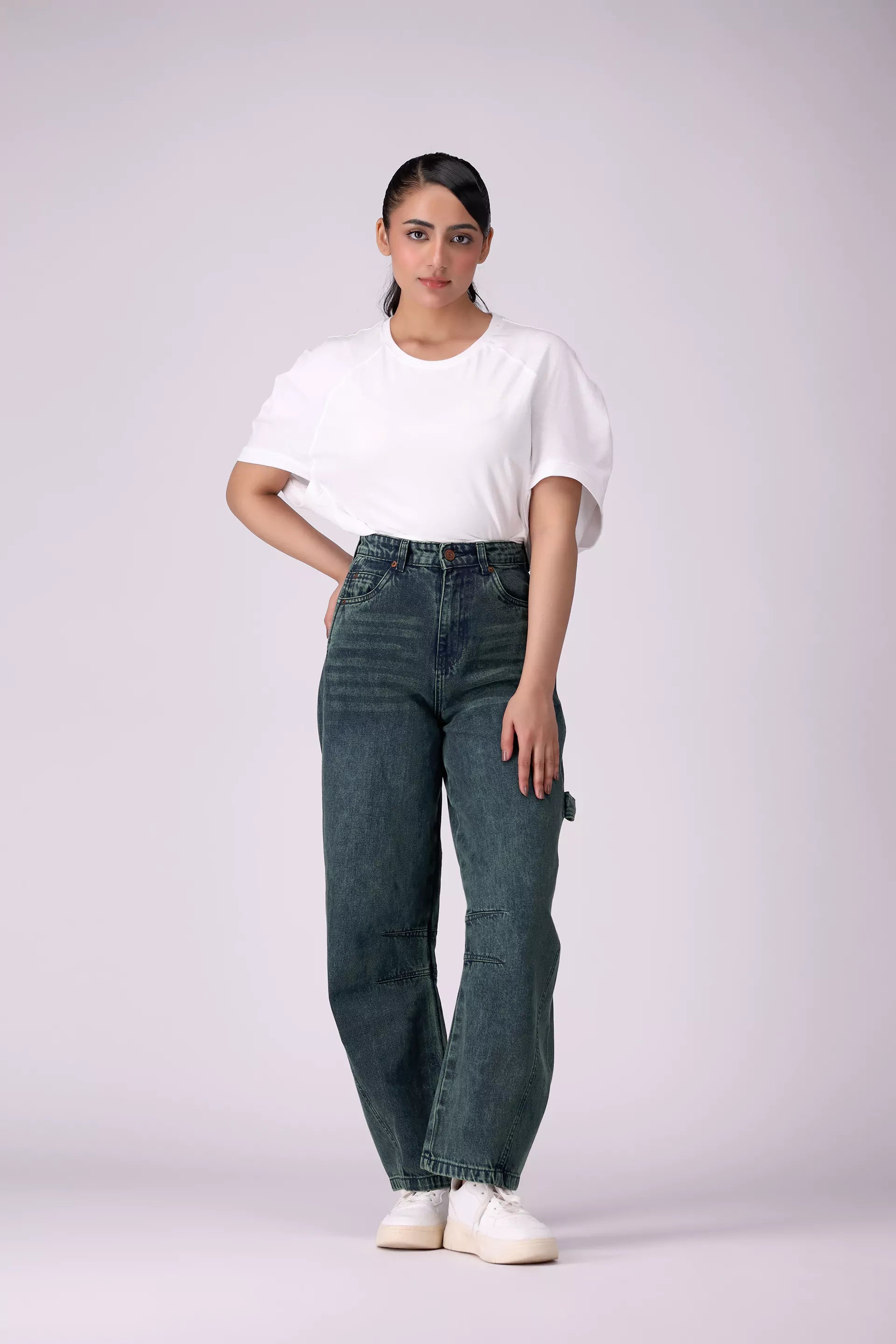 Tinted Baggy Jeans - Cougar Clothing