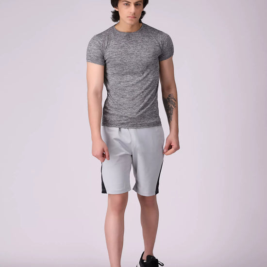 Grey Slim Fit Shorts - Cougar Clothing