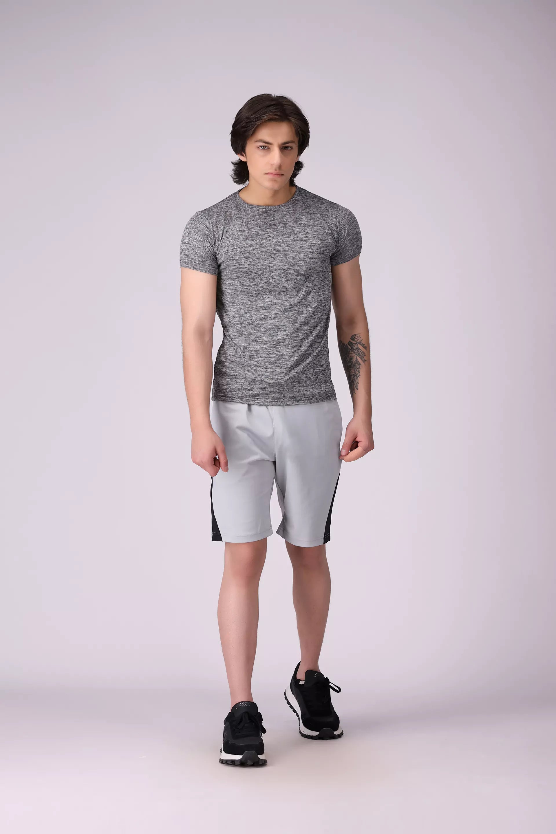 Grey Slim Fit Shorts - Cougar Clothing