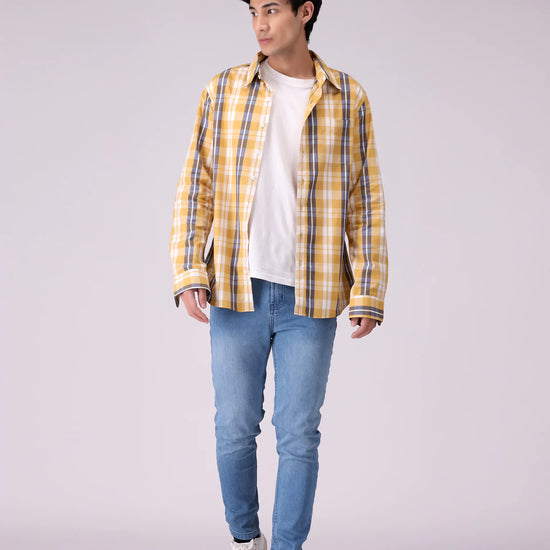 Regular Fit Button-Down Check Shirt - Cougar Clothing