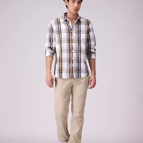 Regular Fit Checkered Shirt - Cougar Clothing