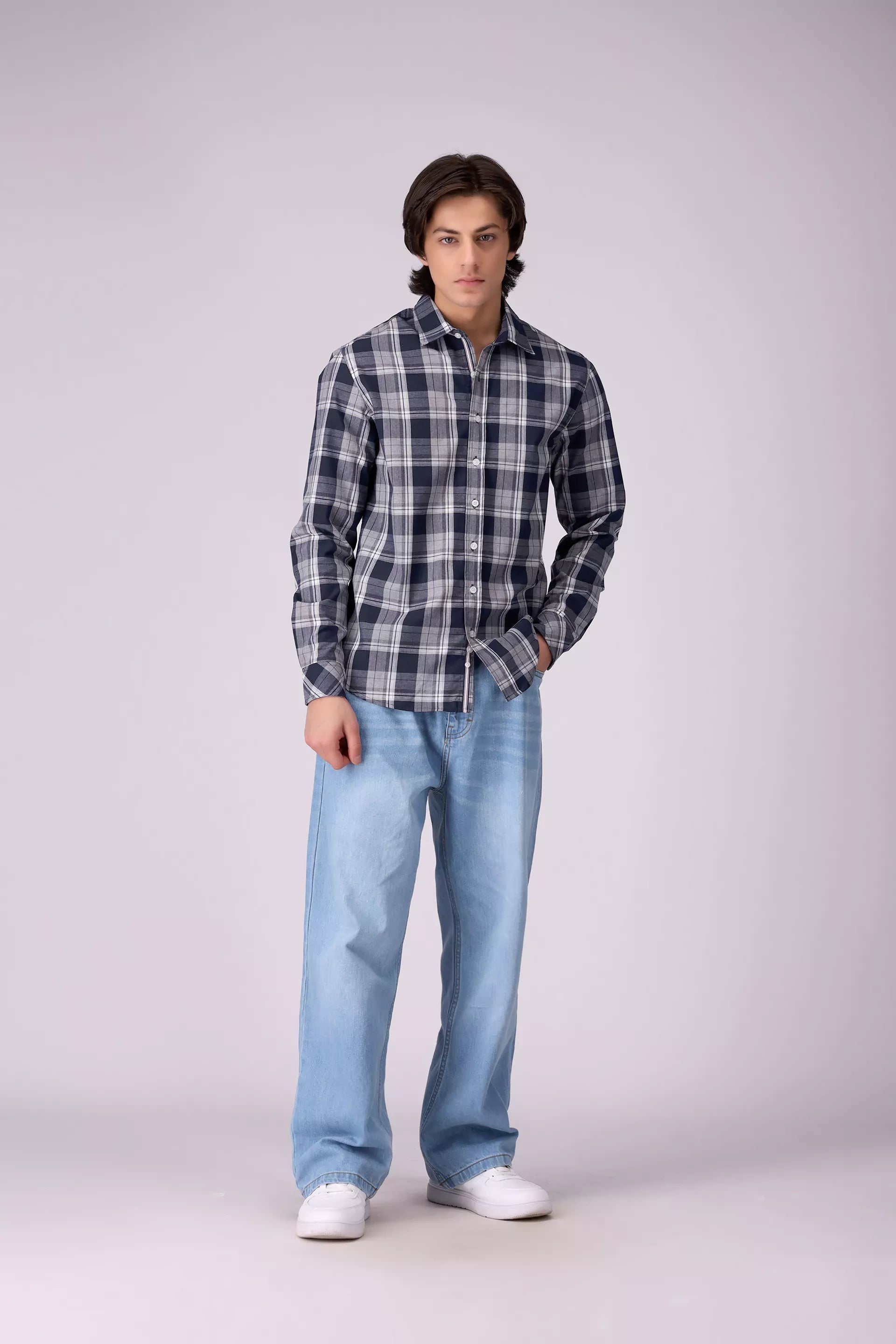 Regular Fit Checkered Shirt - Cougar Clothing
