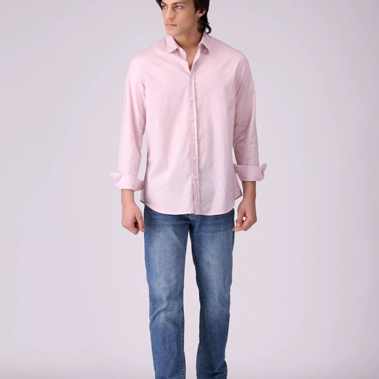 Regular Fit Textured Shirt - Cougar Clothing