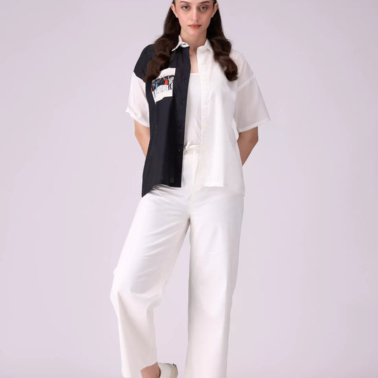 Color Block Chest Pocket Shirt - Cougar Clothing