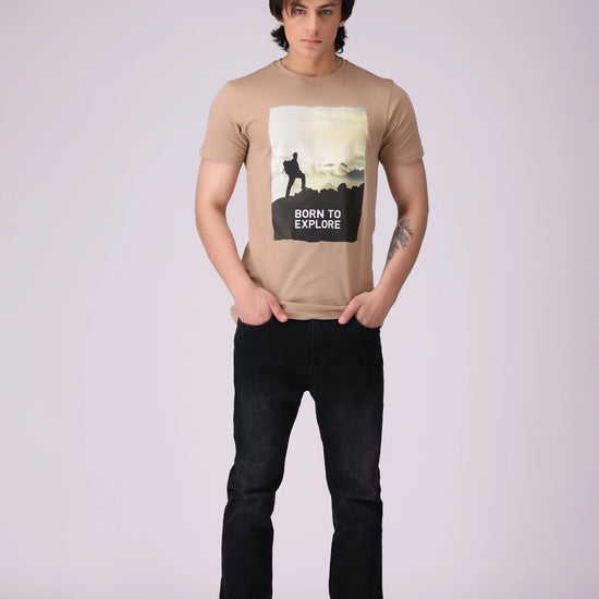 Regular Fit Printed T-Shirt - Cougar Clothing