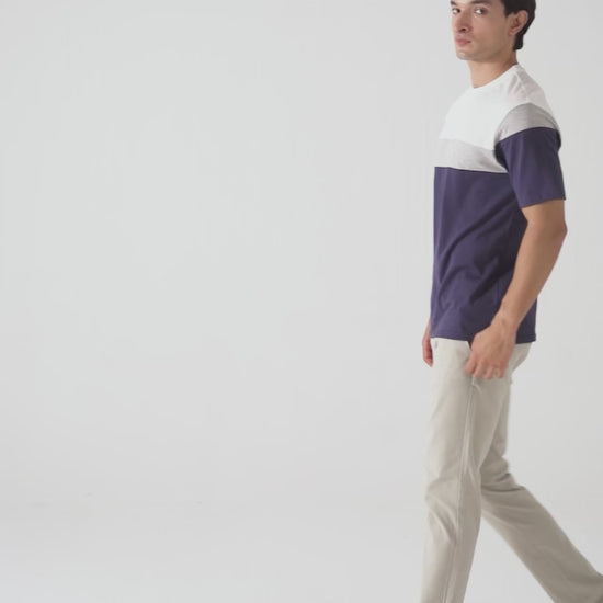 Contrast Panelled T-Shirt - Cougar Clothing