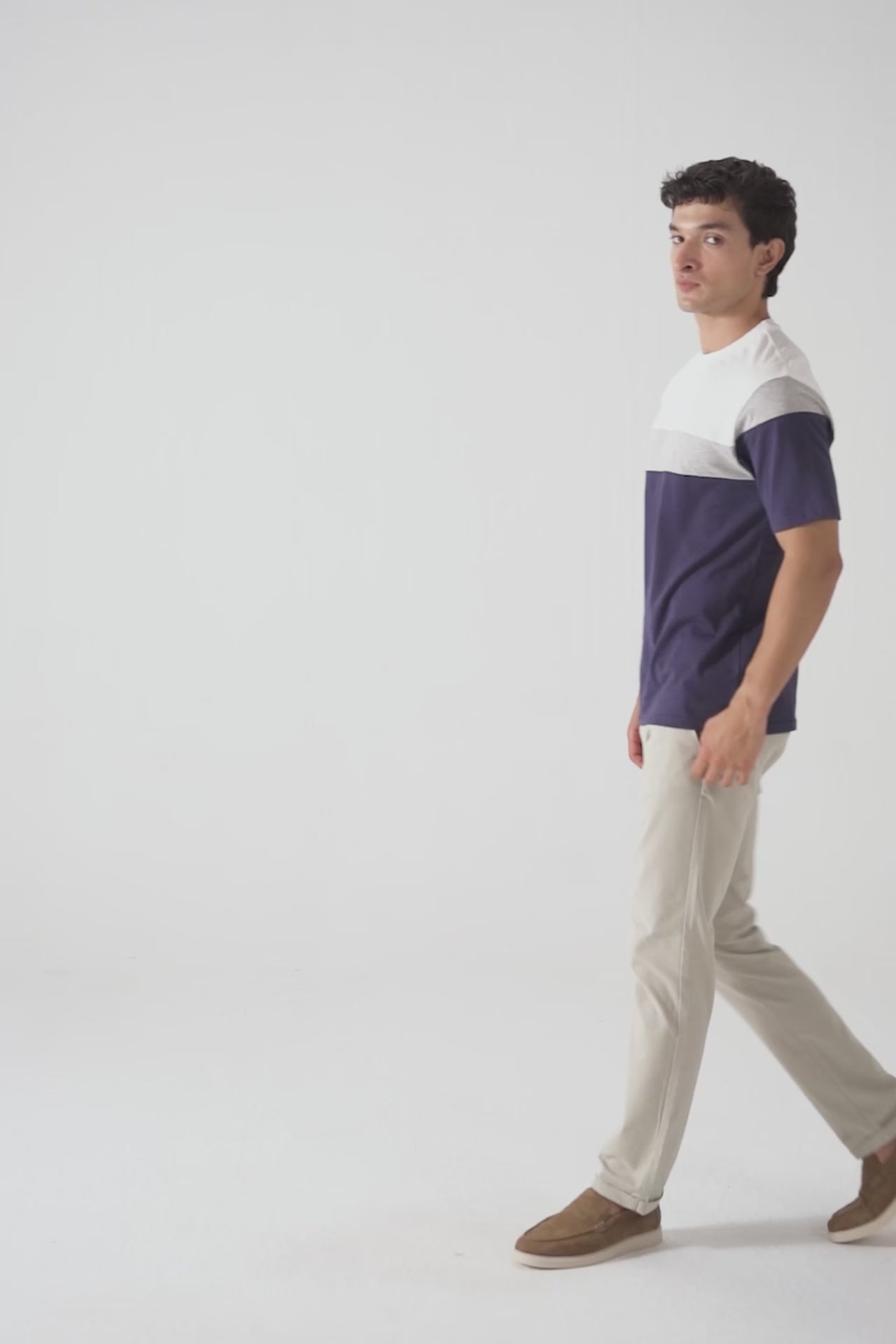 Contrast Panelled T-Shirt - Cougar Clothing