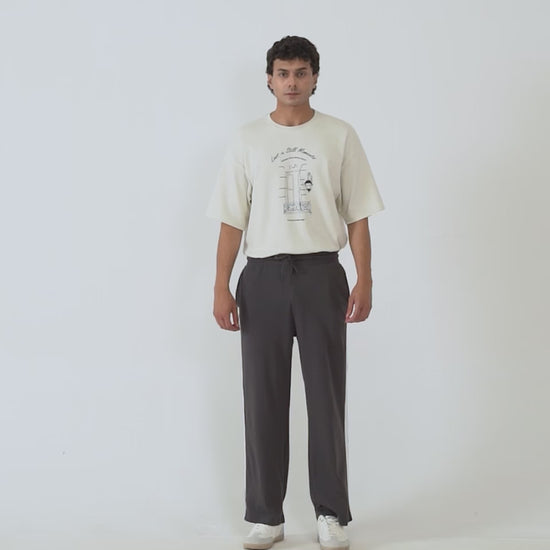 Straight Fit Striped Trousers - Cougar Clothing