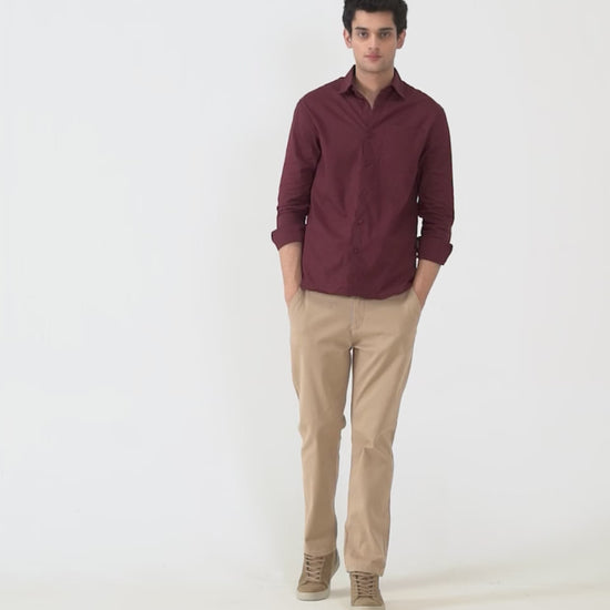 Cotton Jacquard Shirt - Cougar Clothing