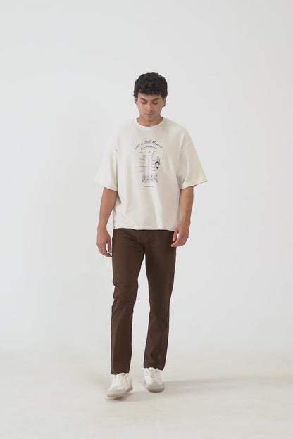 Boxy Interlock Graphic T-Shirt - Cougar Clothing