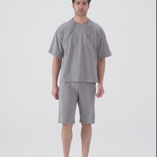 Boxy T-Shirt With Drawstring - Cougar Clothing