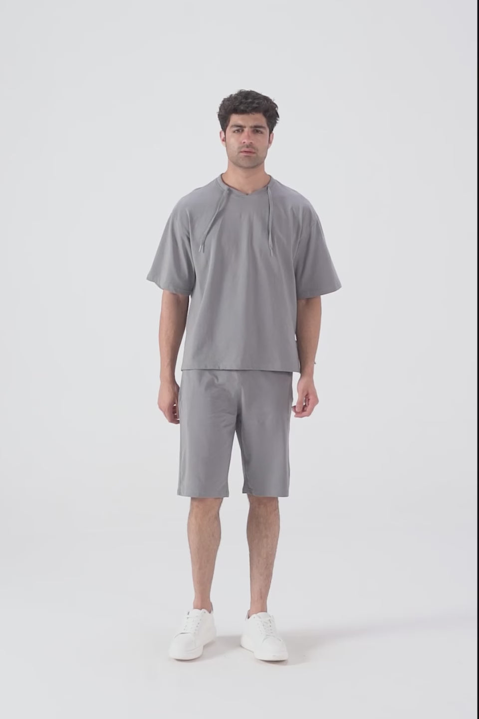 Boxy T-Shirt With Drawstring - Cougar Clothing