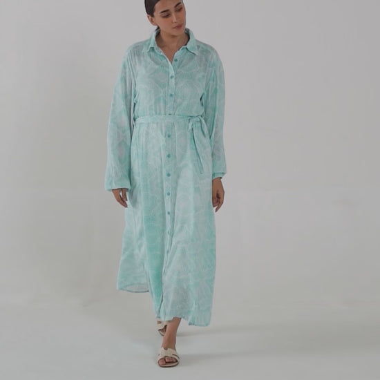 Printed Midi Dress - Cougar Clothing