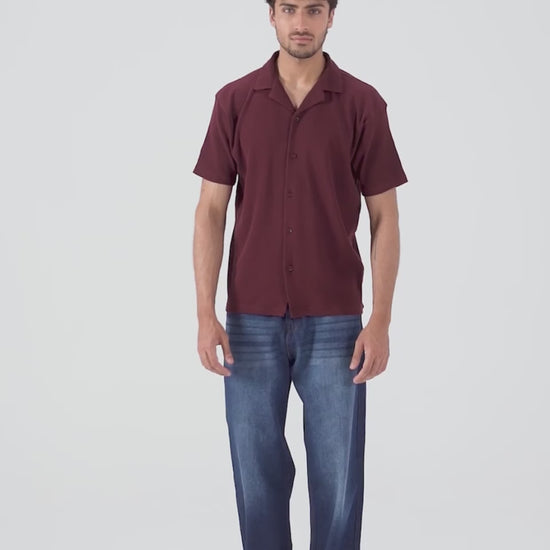 Relaxed Waffle Shirt - Cougar Clothing