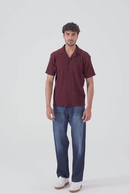 Relaxed Waffle Shirt - Cougar Clothing
