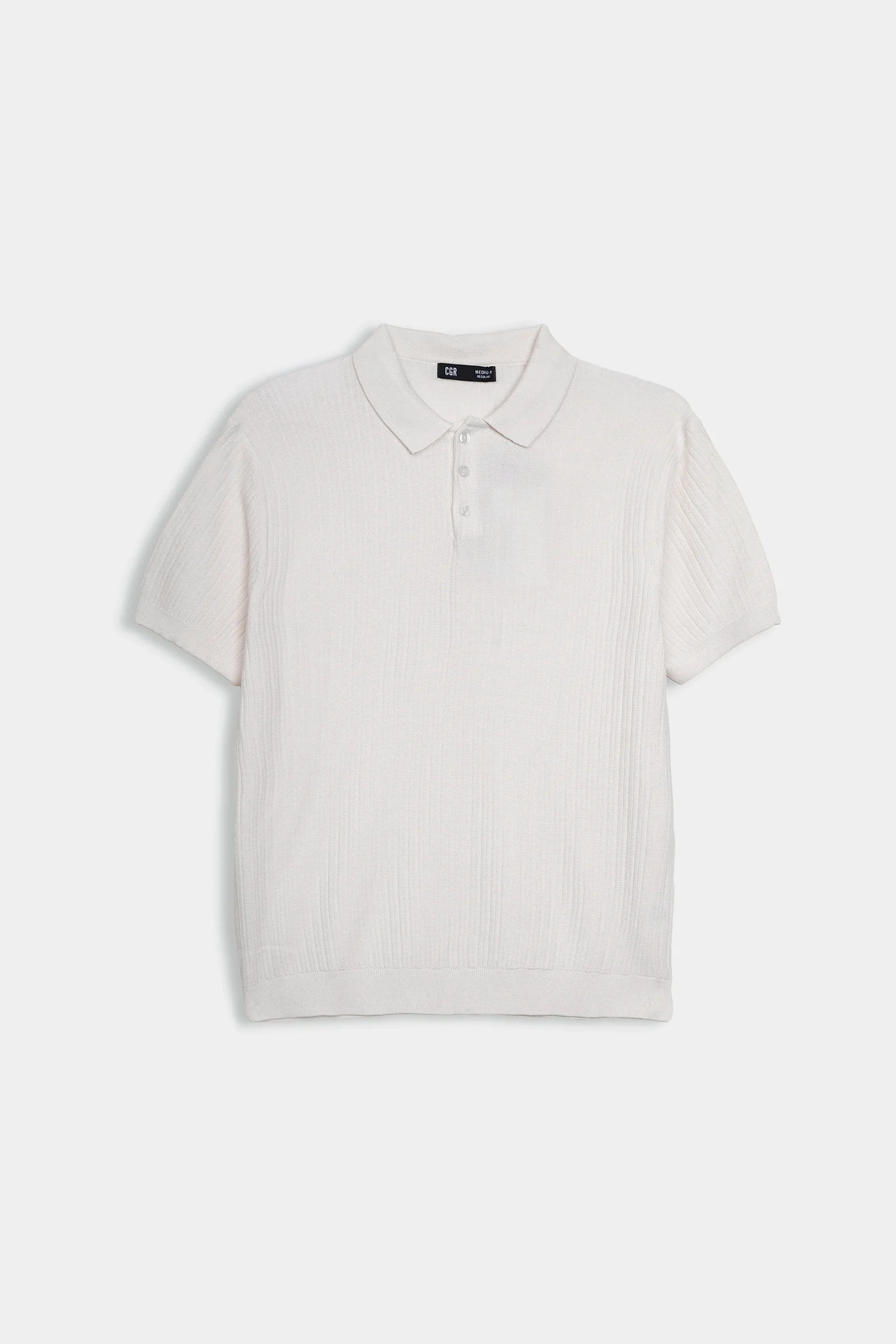 Vertical Knit Polo - Cougar Clothing