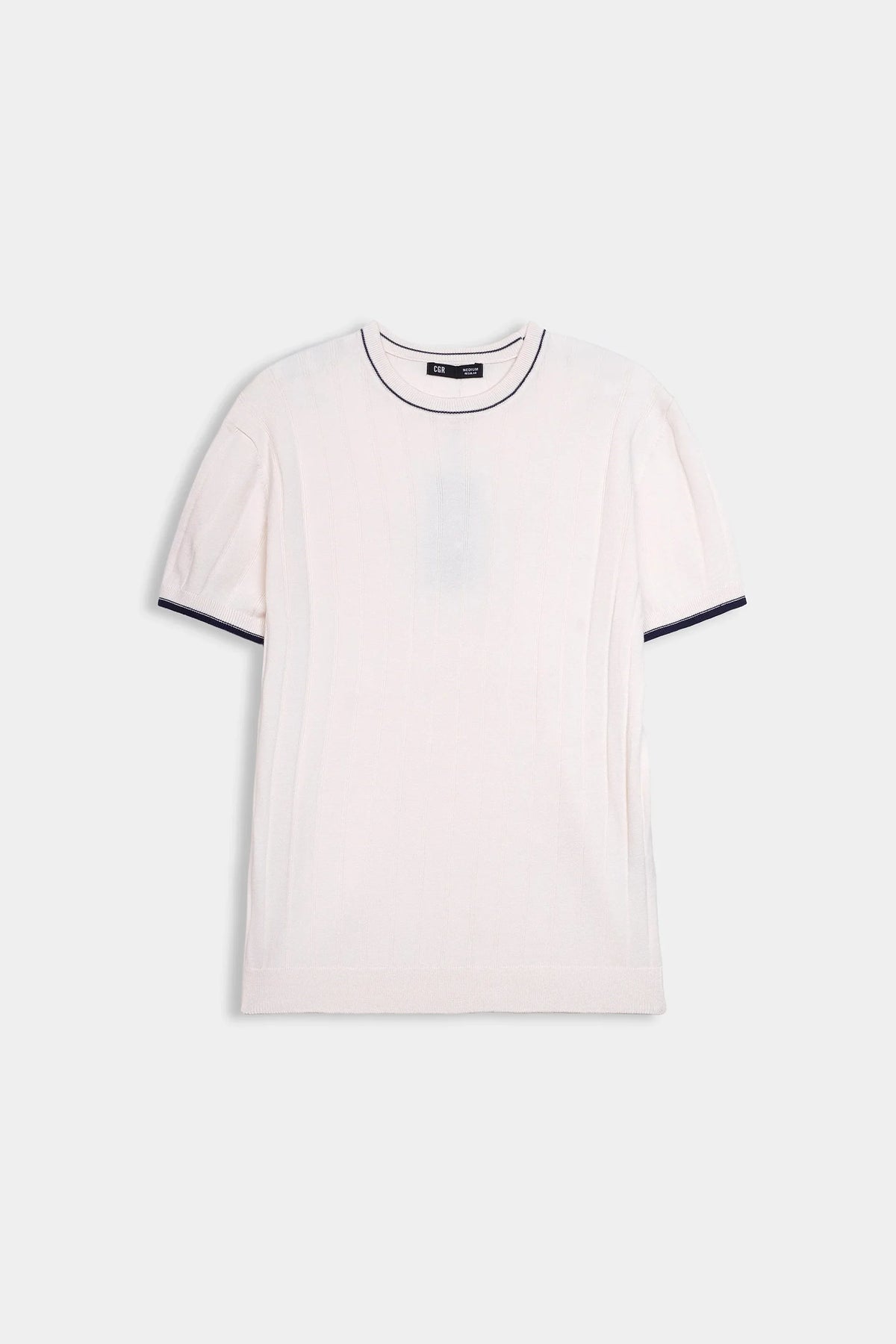 Drop Needle Knit T-Shirt - Cougar Clothing