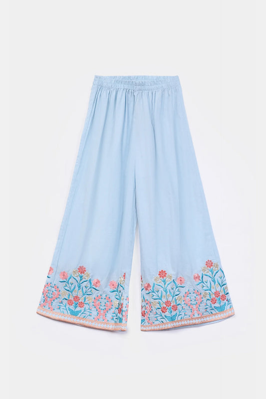 Embroidered Lawn Trousers - Cougar Clothing
