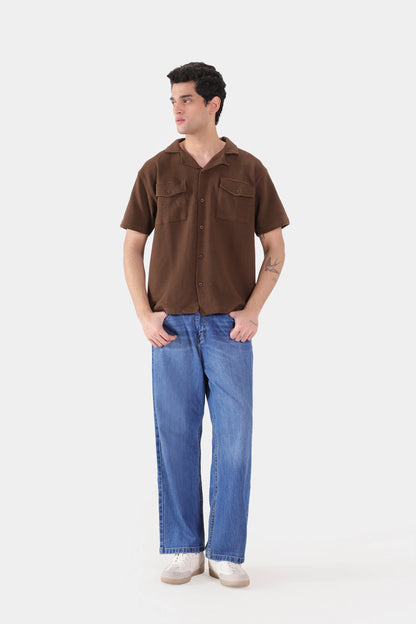 Pleated Jersey Shirt - Cougar Clothing