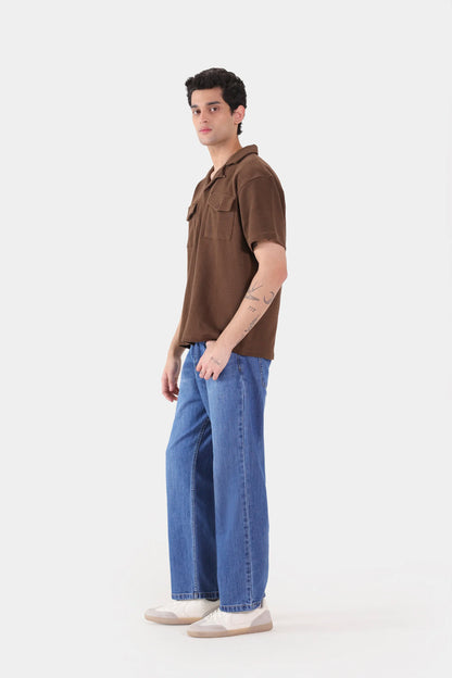 Pleated Jersey Shirt - Cougar Clothing