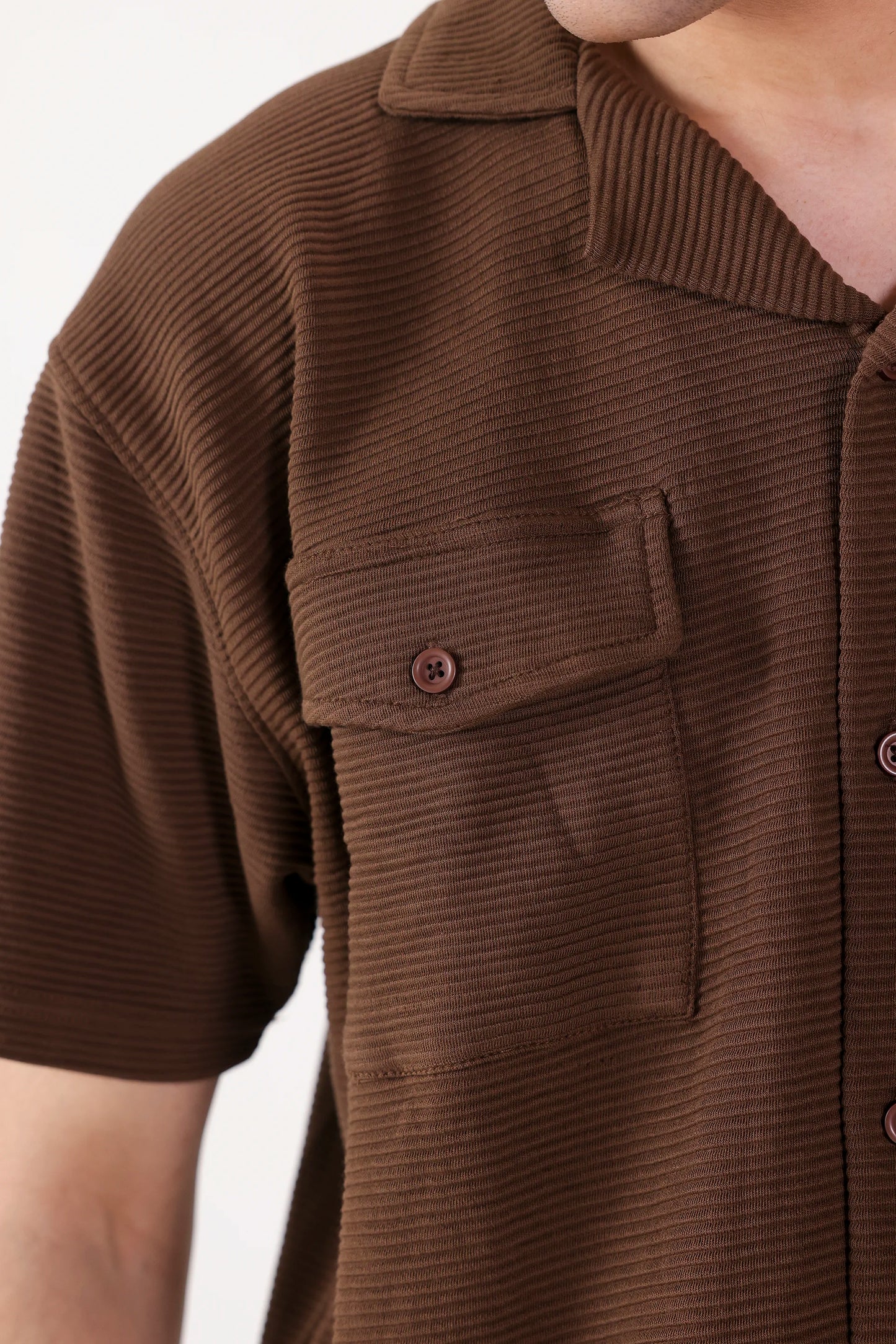 Pleated Jersey Shirt - Cougar Clothing