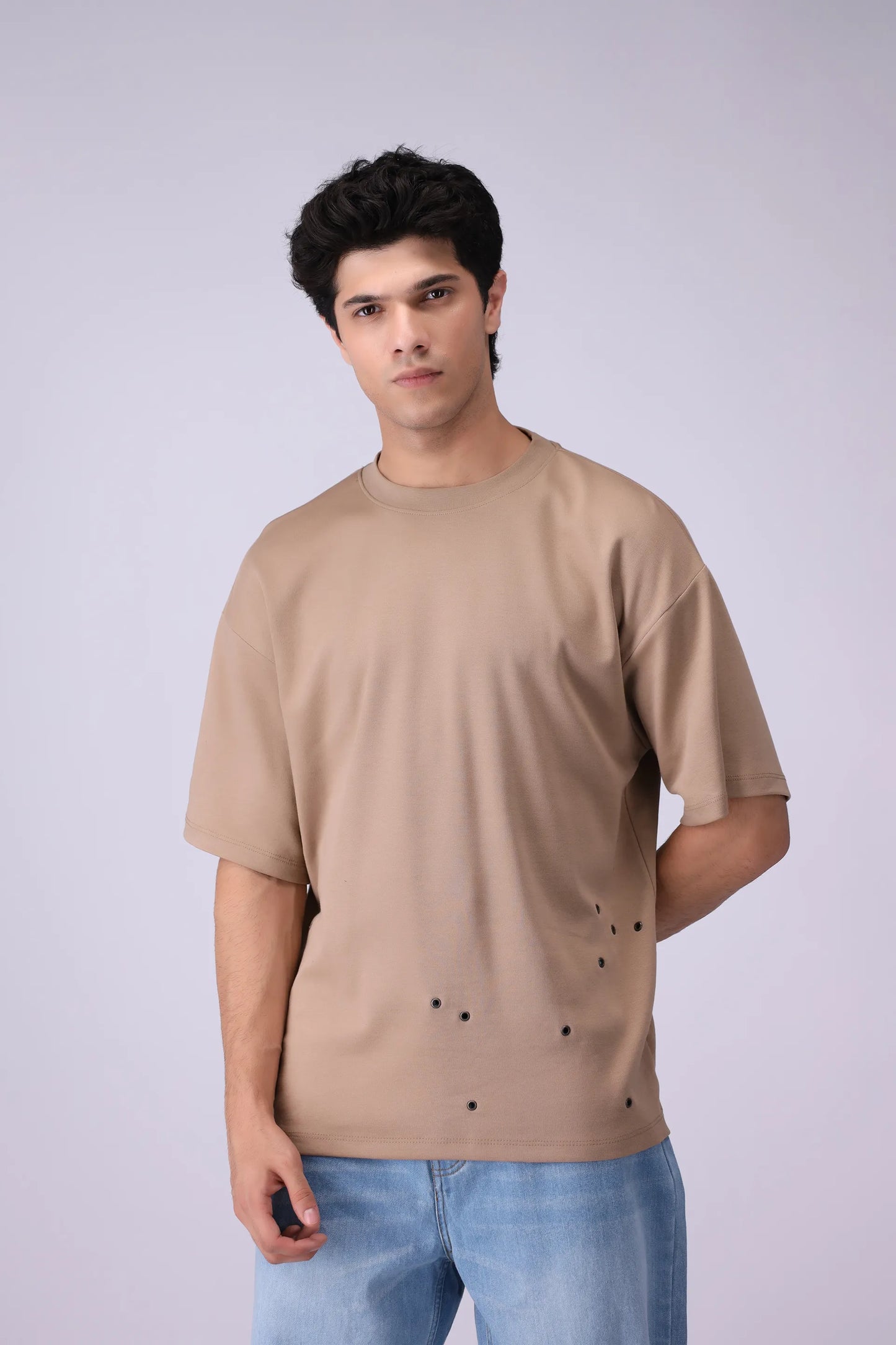 Rivet-Detailed T-Shirt - Cougar Clothing