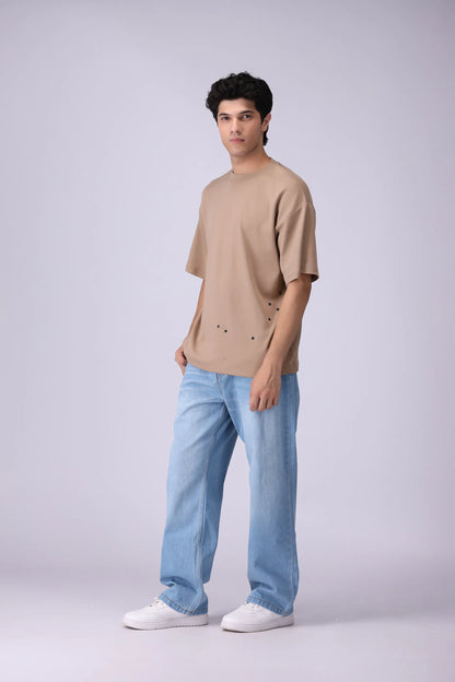 Rivet-Detailed T-Shirt - Cougar Clothing