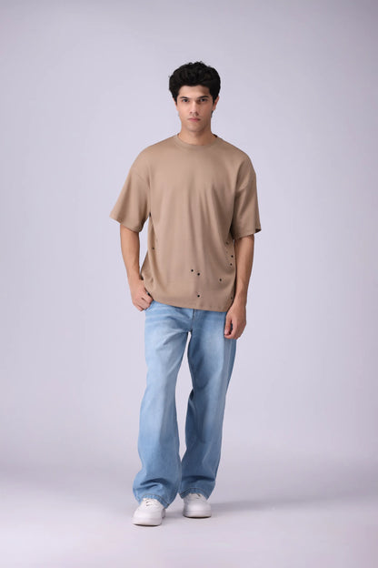 Rivet-Detailed T-Shirt - Cougar Clothing